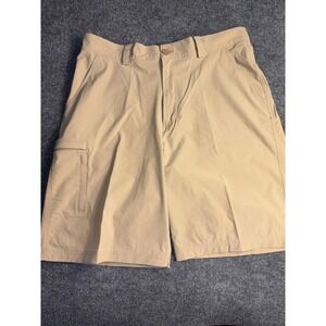 Under Armour Cargo Shorts Mens Size 36 Tan Regular‎ Fit Utility Pocket Low Waist